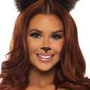 Leg Avenue Women's Cute Furry Animal Ear Headband (Brown)