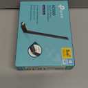 TP-Link AC600 USB WiFi Adapter for PC (Archer T2U Plus)- Wireless Network Adapter for Desktop with 2.4GHz, 5GHz High Gain Dual Band 5dBi Antenna, Supports Win11/10/8.1/8/7/XP, Mac OS 10.9-10.14, Black