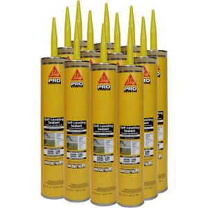SIKA Sikaflex Self-Leveling Sealant - Sandstone, Polyurethane with Quick Curing for Horizontal Expansion Joints - 29 fl. oz Cartridge (Pack of 12), Durable, Easy Application SIKA Sikaflex Self-Leveling Sealant - Sandstone, Polyurethane with Quick Curing for Horizontal Expansion Joints - 29 fl. oz Cartridge (Pack of 12), Durable, Easy Application