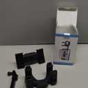 INSSKY Car Rear View Mirror Tablet Mount, [4-Claw Fixation] 360 Rotatable & Retractable Tablet Holder, Fit Thickness Case (Deep Max 1.18'') for iPad Pro/Air/Mini, Galaxy Tab, All 6.1-15.6" Devices