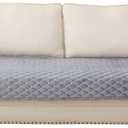 Eismodra Couch Cover,Sectional Couch Covers,Sofa Covers for 3 Cushion Couch,Anti-Slip Sofa Slipcovers for Dogs Cats Kids Loveseat Recliner L Shaped Armrest Backrest,Light Gray 36''x70''(Only 1 Piece)