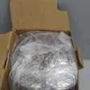 Hicocool Clear Piggy Bank, Acrylic Piggy Bank for Adults Must Break to Open, Unopenable Money Saving Box for Boys Girls Birthday Gift (8" H x 5" D)