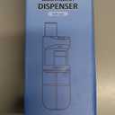 Automatic Mouthwash Dispenser for Bathroom,Bathroom Accessories 19.4 Fl Oz Dispensers with Magnetic Cups,Wall Mounted Dispenser,Suitable for All Age Groups,Black