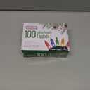 PREXTEX Christmas String Lights with Green Wire - 100 Count, 20 Ft Multicolored Christmas Tree Lights for Xmas Decorations Indoor and Outdoor - Incandescent String Light for Patios, Fences, Holidays