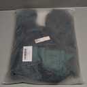 Women's Vintage Velvet Suit Jacket V-Neck Pocket Long Sleeves Dressy Coat Retro Casual Tops (X-Large, Green)