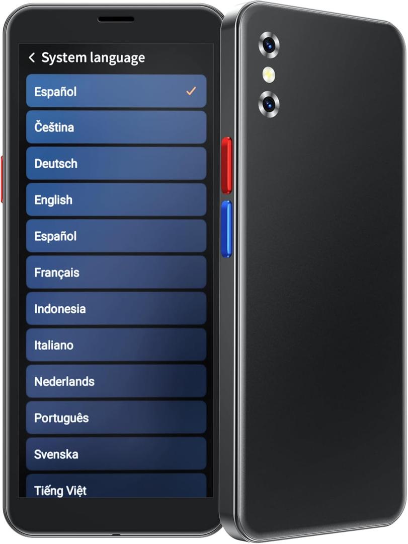 Real-Time AI Language Translator Device - Two Way Voice Translation Recorder, Updated Support 150 Languages Translating, ChatGpt Online/Offline, Recording, Photo Translation with 6inch HD Touch Screen (blue)