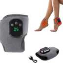 Portable Foot and Ankle Massager with Heat  3-Speed Vibration & 5-Temperature Settings, Wireless for Pain Relief, Swelling, Plantar Fasciitis, Travel & Home Use