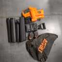 AIVOLT 40V Cordless Leaf Blower and Vacuum Mulcher Combo, Portable Leaf Vacuum Cordless with 40L Bag, Brushless Motor, 2 * 4.0Ah Batteries for Effortless Lawn Cleanup