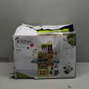 Kids Play Kitchen Set, Toddler Kitchen Playset with Sound & Light, Cooking Stove with Steam, Play Sink, Play Food Toy and Kitchen Accessories, Kitchen Toy for Kids Girls Boys (31.5 * 22 * 8.6in) (Green)