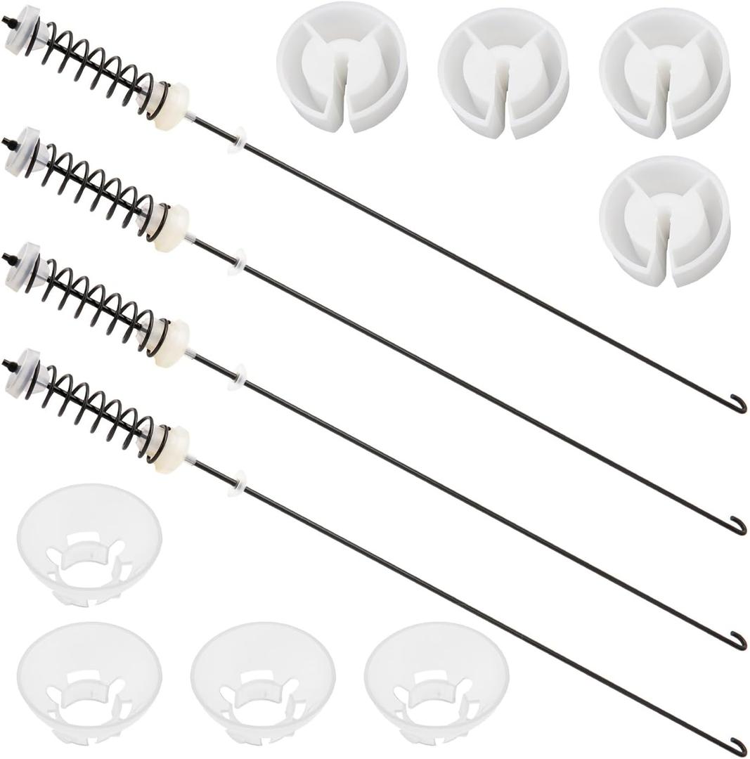 4Pcs Washer Suspension Rod Kit For Amana NTW4516FW1 NTW4516FW2 NTW4516FW3 NTW4605EW0 4Pcs Washer Suspension Rod Kit For Amana NTW4516FW1 NTW4516FW2 NTW4516FW3 NTW4605EW0