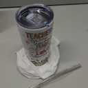 Teachers Teaching Teach, Tumbler 20 Oz With Lid And Straw, Teacher Gifts, Appreciation Gift Tumblers Coffee Cups Pack For Steel Women Music Stainless