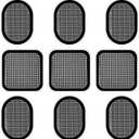 Replacement Gel Pads for All Abdominal Belts Pro Go System 3 Sets of 9,Toning Pads