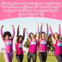 Zhehao 24 Pairs Breast Cancer Awareness Arm Sleeves Ribbon Sports Compression Arm Sleeve for Baseball Football Women Men (XS)