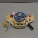 Wooden Montessori Busy Board - Steering Wheel Toy, Sensory Activity for Fine Motor Skills, Travel Educational Sensory Toys for 1-4 Year Olds