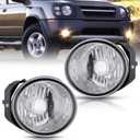 Nilight Fog Light Assembly Compatible with 2000 2001 Nissan Maxima 2002 2003 Sentra&Frontier 2004 Xterra Clear Lens Lamps Replacement