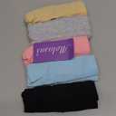 Molasus Women's Cotton Underwear High Waisted Full Coverage Ladies Panties (Regular & Plus Size) (X-Large, Multicolor-5pack-a2)