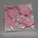 48 PCS Glittery Heart Garland Banner Valentines Day Decorations,Pre-Strung Burgundy Red Pink White Paper Heart Banners Sign for Galentines Anniversary Wedding Engagement Home Party Supplies