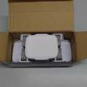 reliahom 3 Pack Broom Holder Wall Mount Mop Grippers No Drilling Self Adhesive Anti-Slip Mop Handle Hanger Dustpan and Broom Organizer Garage Storage Racks-White