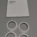 4pcs Replacement Nipple Rings Collars for Tommee Tippee, BPA Free Leakproof Screw Rings Baby Bottle Replacement Parts