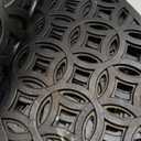 Rubber-Cal Azteca Indoor Outdoor Stair Treads Rubber Step Mats (6-Pack), 9.75 by 29.75-Inch