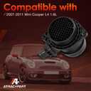 Mass Air Flow Sensor (5Pin) Compatible with 20072011 Mini Cooper 1.6L L4 (DOHC/SOHC), Replaces Air Flow Meter OE #MAS0344, MAF03440, 13627542418
