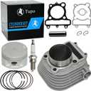 Tupo 70mm 223cc Cylinder Piston Ring Gasket Top End Rebuild Kit Compatible with Yamaha ATV Serow XT225 XT225D TTR230 TTR 225 TTR225L 1992-2016