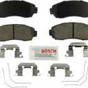 BOSCH BE1521H Blue Ceramic Disc Brake Pad Set With Hardware - Compatible With Select Honda Crosstour, CR-V, Odyssey; Subaru Legacy; FRONT