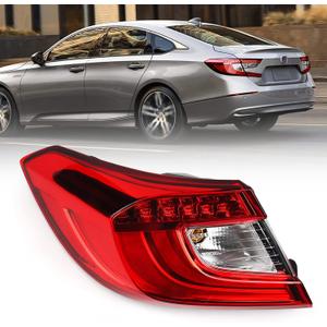 Huray Tail Light for Honda Accord 2018-2021 Outer Taillight Assembly Brake Lamp Replacement Driver Side (Left)