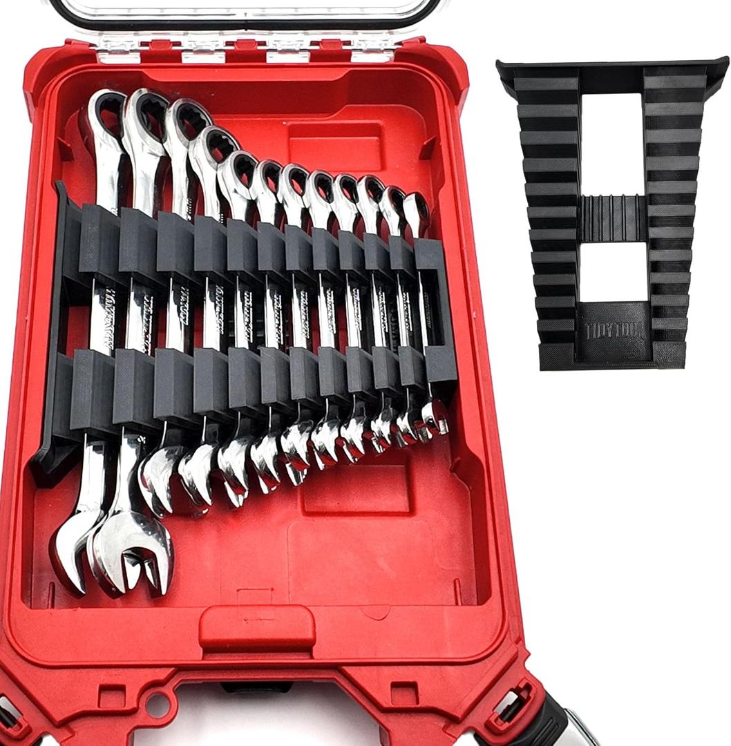 Wrench Liner and Insert for Milwaukee Packout Slim Organizer