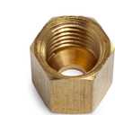 LTWFITTING 3/16 OD Brass Compression Union,Sleeve Ferrule,Nut Sets (Pack of 130)