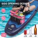 Dreizack Kayak Cooler Behind Seat, Waterproof Cooler for Kayaking,Paddle Board Cooler Compatible with Lawn-Chair Seat Kayak Accessories Cooler Bag Kayak Cooler Tow Behind for Camping Fishing, Pink