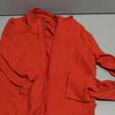 AVGO Women's Cropped Running Workout Jackets Zip Slim Fit Athletic Tops with Thumb Holes (X-Large, Red)