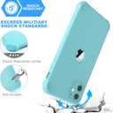 ORETECH for iPhone 11 Case, with[2 x Tempered Glass Screen Protector] [10 Ft Military Grade Drop Test] [Camera Protection] 360 Full Body Shockproof Protection Rubber Silicone for iPhone 11 6.1"-Green