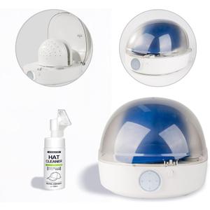 INNOPAW Automatic Cap Cleaner with steam and Dry,steam Cleaning&Ironing and Drying for Bucket Baseball Cap,hat Cleaner&Dryer for Trucker hat etc.
