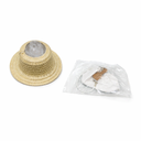 Clothes for 6.7in/17cm Doll, 4Piece Set Summer Vacation Style Outfit for 6.7in/17cm Dolls, Doll Clothes Set， Includes Hat, Short-Sleeve Shirt, Pants, and Miniature Guitar (SV02)