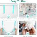 Dog Grooming Hammock, Dog Grooming Harness for Small Dogs, Dog Hanging Harness for Nail Trimming with Pet Nail Clippers Nail Trimmers Grooming Scissors, Dog Grooming Sling (S)