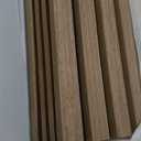 FORTUNO 4 Pcs Wood Panels for Wall and Ceiling - Decorative Fluted Slat Wall Paneling, Sound Absorbing Acoustic Panels for Studio, Living Room, 47.2"11.8", Brown