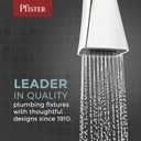 Pfister Weller Tub & Shower Trim Kit, Valve Not Included, 1-Handle, 3-Hole Install, Polished Chrome Finish, LG898WRC