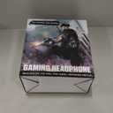 One Ear Gaming Headset for PS5/PS4/Xbox Series S/Xbox Series X, Wired Online Game Unilateral Headset, 50mm Drivers|Detachable Mic|3.5mm Headphone Jack for Switch Lite, Xbox One, Laptop/Phone