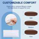 Leather Recliner Pillow, Adjustable Neck & Head Support Pillow, Pu Leather Non-Slip Headrest for Pain Relief & Relaxation, Ideal for Recliner Chair, Couch, Office Chair, Sofa