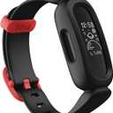 Fitbit Ace 3 Activity-Tracker for Kids 6+ One Size, Black/Racer Red