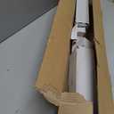 Ease Life 8 FT Bypass Double Sliding Barn Door Hardware Kit, Single Track, Heavy Duty, Slide Smoothly Quietly, Easy Install (8FT Track Kit for Double 53" Wide Door)