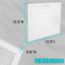 2 PCS WB02X27207 Range Vent Hood Grease Filter Replacement for GE Model JVX5300BJ1TS JVX5300EJ2ES JVX5305DJ2WW, Replaces 4463981 AP6039217 PS11771771 EAP11771771, 13.75"L 13.75"W 0.35"Th