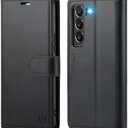 Wallet Case for Samsung Galaxy S22 Plus, RFID Blocking Credit Card Holder, PU Leather Folio Flip Kickstand Protective Shockproof Cover for Galaxy S22 Plus(Black)