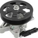 Power Steering Pump with Pulley Fits for 2011-2017 Honda Odyssey, for 2009-2015 Pilot, for 2014 Ridgeline Touring Sport RT RTL DX SE, Replace OE 96-665 96665 21-534 21534 56110RN0A51