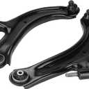 Front Lower Control Arms w/Ball Joint Assembly Sway Bars Outer Tie Rod Suspension Kits Compatible with 2007-2012 Nissan Sentra (2pc)