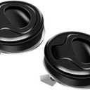 WJSKDQ 2PCS Flush Pull Latch 1.5" Handle Lift Slam Latch for Boat Deck Door Locker Cabinet Hardware Marine Hatch Latch Black