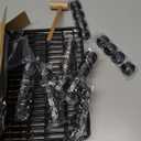 12 Panels Small Animal Playpen, 48" x 24" x 16" Pet Playpen with Waterproof Mat, C&C Cage for Guinea Pigs, Puppy Play Pen, Bunny Playpen, Indoor Outdoor Portable Metal Wire Yard Fence