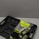 Leaf Blower Cordless with Battery and Charger, 580000RPM Lightweight Mini Leaf Blower, 21V Handheld Electric Blower with 2×4.0Ah Batteries & Fast Charger, Turbo Jet Blower for Lawn, Yard, Garage