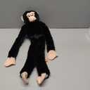 Wild Republic Chimpanzee Plush, Monkey Stuffed Animal, Plush Toy, Gifts for Kids, Hanging 20 Inches , Black